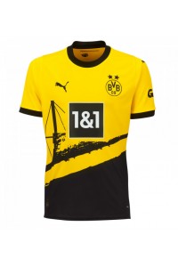 Fotbalové Dres Borussia Dortmund Dámské Domácí Oblečení 2023-24 Krátký Rukáv